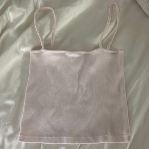 light pink brandy square neck tank